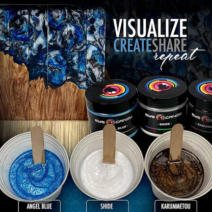 Eye Candy Premium Mica Powder Pigment “Karummetou” Multipurpose DIY Arts and - Image 5