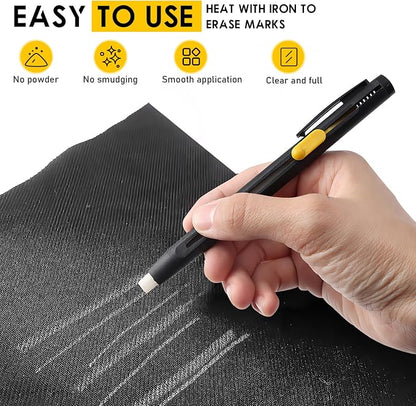 Heat Erasable Fabric Marker for Sewing, Embroidery, Erasable Pens for Fabric - Image 6