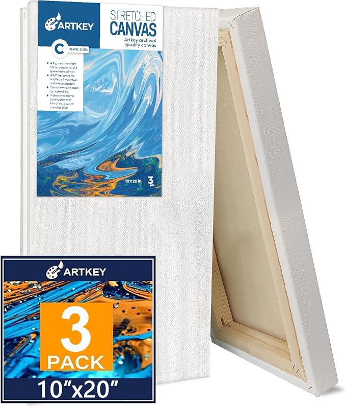 Gallery Wrapped Stretched Canvases by Artkey