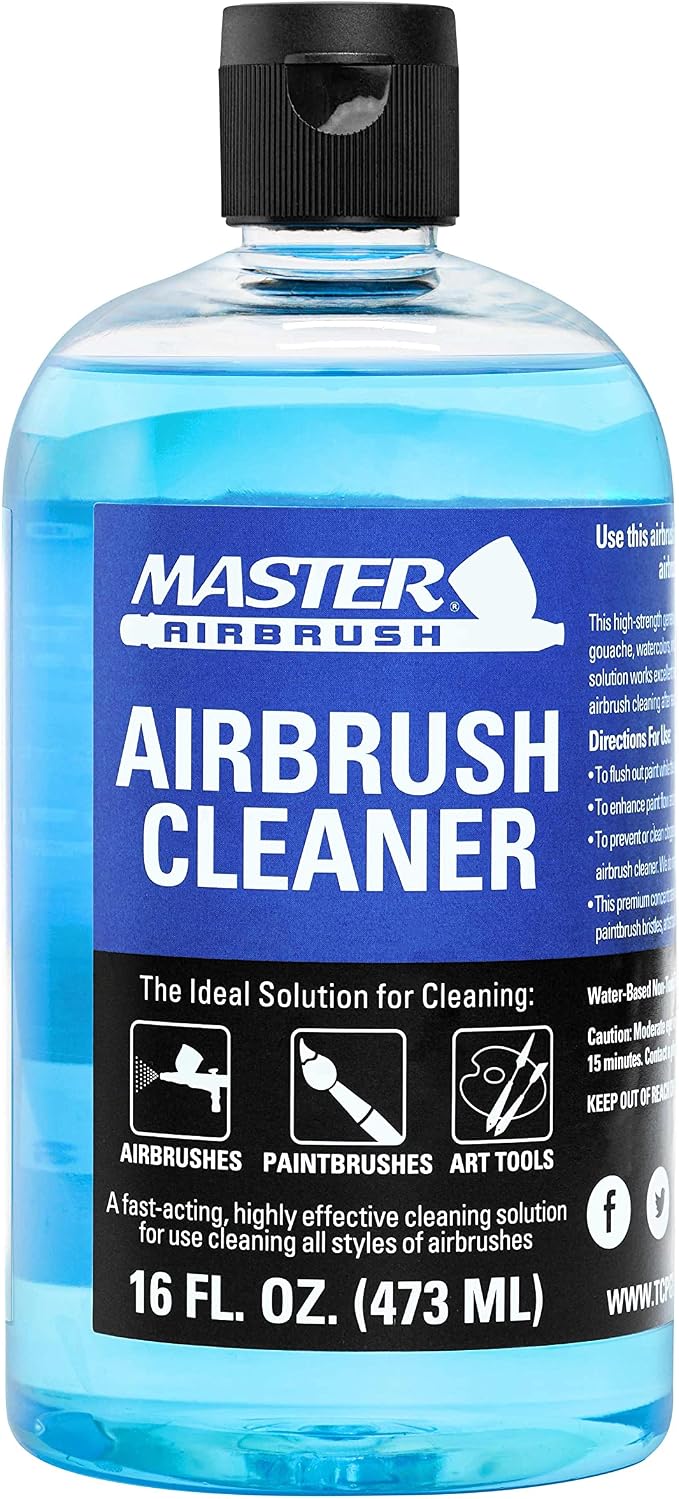 Master Airbrush Cleaner, 16-Ounce Pint Bottle by MasterAirbrush