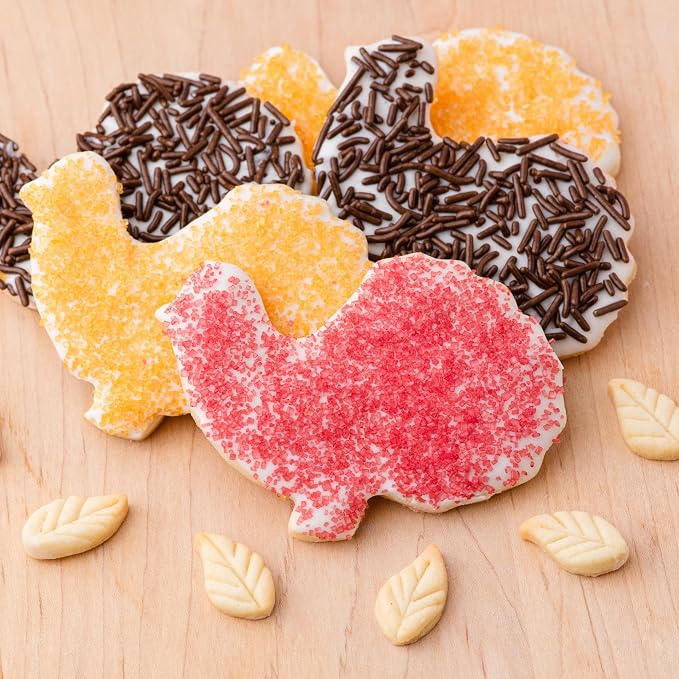 Sweets Indeed Natural Fall Sprinkles 6-Cell Jar – 2.75 oz | Dye-Free Chocolate - Image 5
