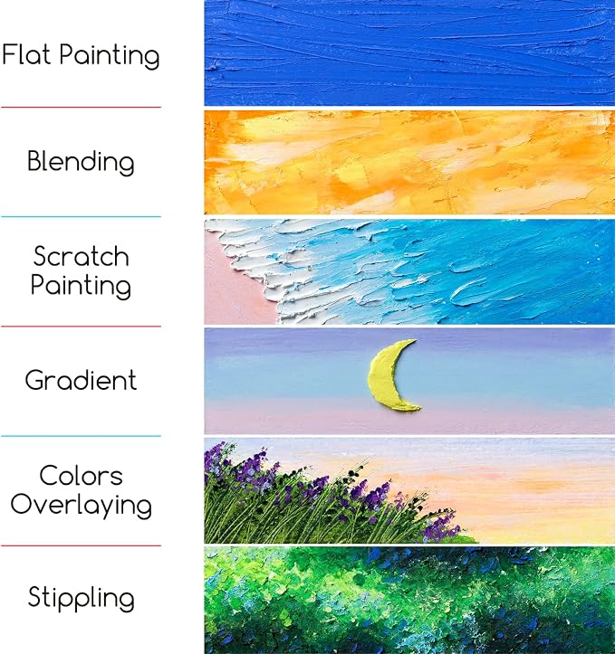 MEEDEN Soft Oil Pastels Set: 72 Vibrant Colors Oil Pastels - Image 6