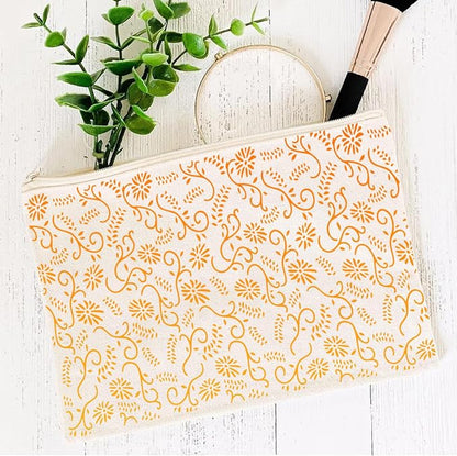 Damask Stencils for Crafts Reusable 6” Texture Stencils Floral Background - Image 5