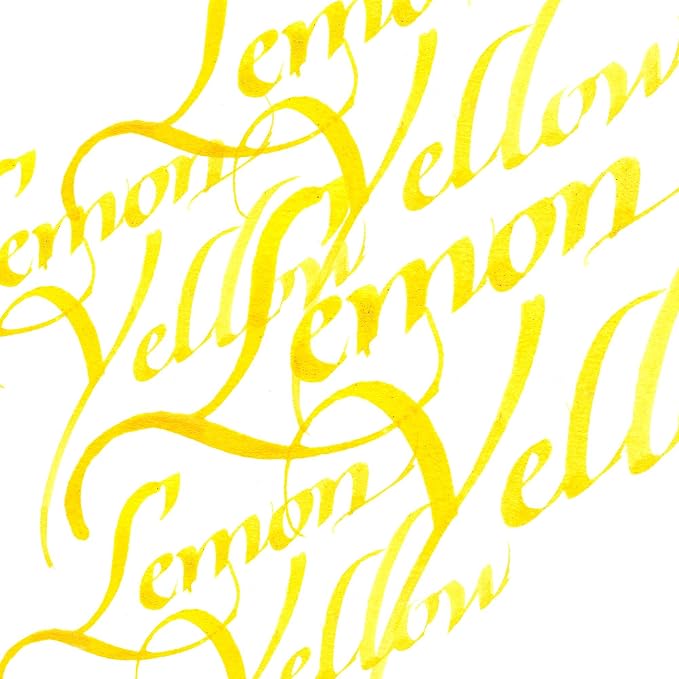 Winsor & Newton Calligraphy Ink, 30ml Bottle, Lemon Yellow - Image 5