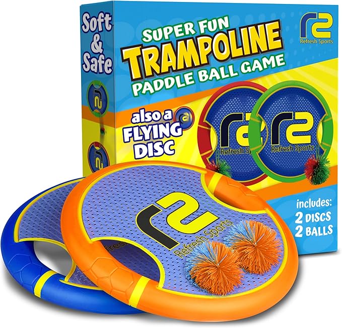 Fun Bouncy Paddle & Stringy Ball Toss & Catch Game by RefreshSports