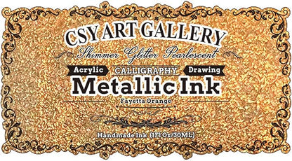 CSY art gallery Metallic Acrylic Paint Ink-Craft Paint-Calligraphy Inks - Image 2