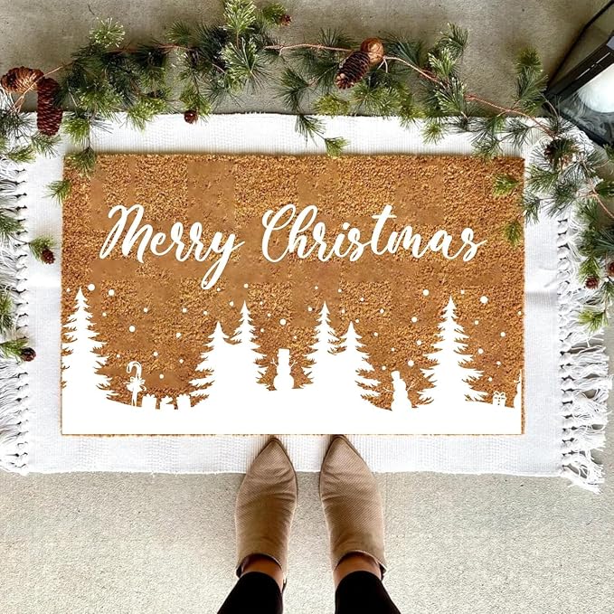 Christmas Stencils for Window Glass Large Christmas Stencil Reusable 53.1” - Image 5
