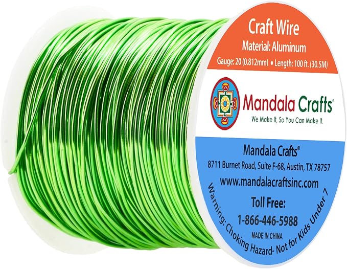 Mandala Crafts 20 Gauge Anodized Aluminum Craft Wire - Image 2