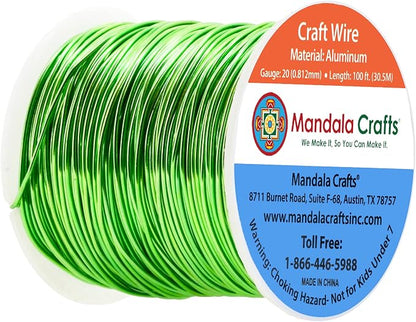 Mandala Crafts 20 Gauge Anodized Aluminum Craft Wire - Image 2