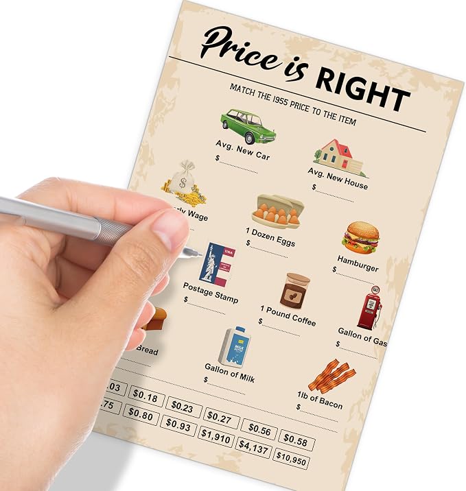 70th Birthday Party Games, Born in 1955 Games Bundle, Birthday Party Supplies - Image 4