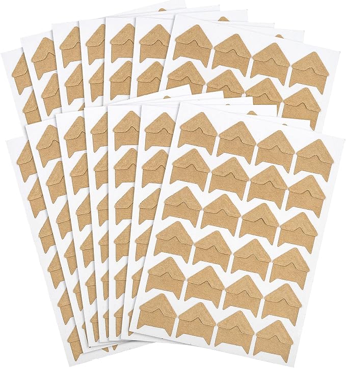 DERAYEE 12 Sheets/288 PCS Photo Corner Stickers, Self-Adhesive Photo Mounting by WelcometotheDERAYEE