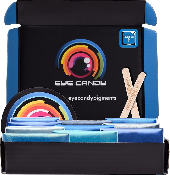 Eye Candy Pigments Blue Mica Pigment Powder Set P - Image 3