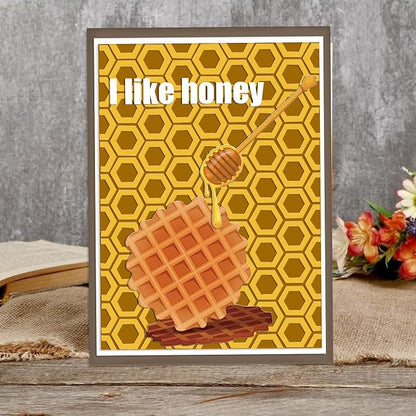 Threetols 3-D Textured Impressions Embossing Folder, Honeycomb Background - Image 4