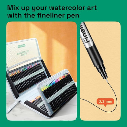 ARTISTRO 100 Watercolor Markers Teacher Appreciation Gifts – Brush Pens - Image 5