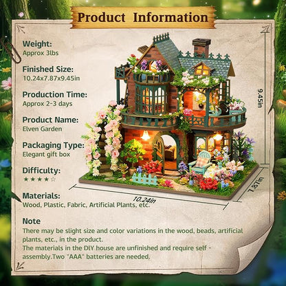 DIY Miniature House Kit, Book Nook Kit - Image 2