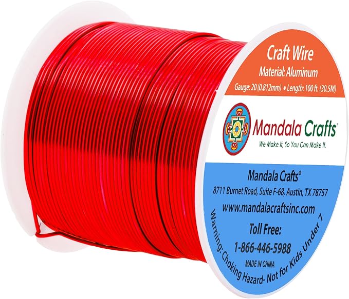 Mandala Crafts 20 Gauge Anodized Aluminum Craft Wire - Image 2