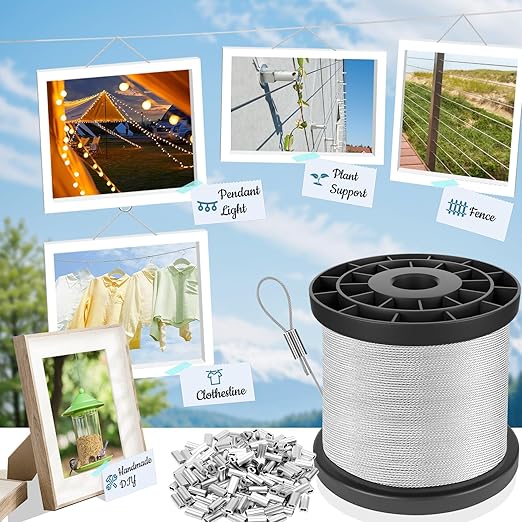 316 Stainless Steel Cable, 800FT 1/32IN Wire Rope - Image 6