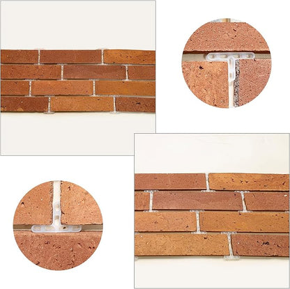 8mm Bricklaying Spacer Guid Mortar Spacer Red Wall Spacer 5/16 inch Transparent - Image 2