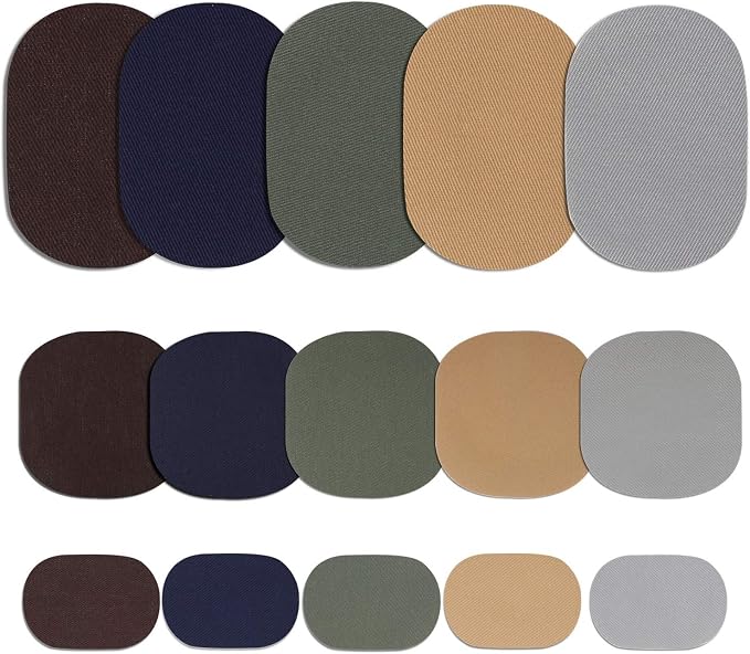 30 Pieces Twill Fabric Patches Fabric Repair Patches Iron on Twill Patch - Image 4