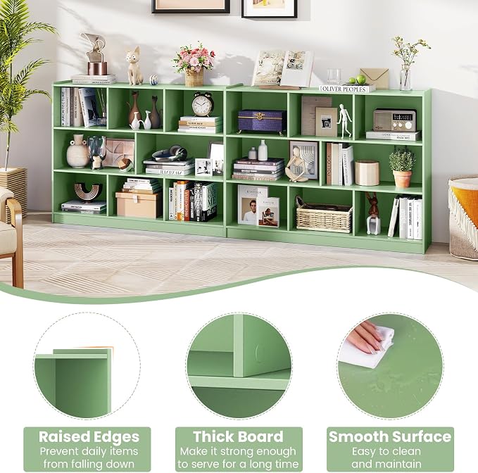 Toy Storage Organizer, 2-Tier Kids Bookshelf, 5 Cube Kids' Bookcases, Cabinets - Image 7