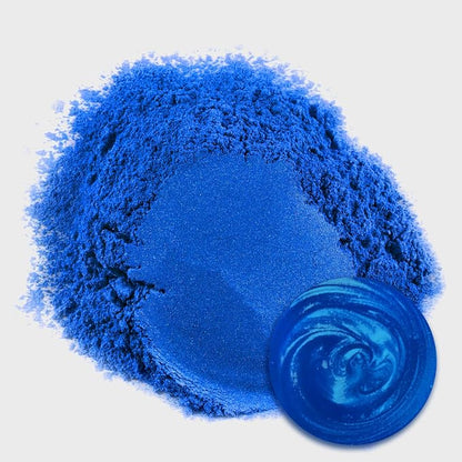 Ceya Mica Powder, 5.3oz/ 150g Palace Blue Pearlescent Effect Colorant Pigment - Image 2