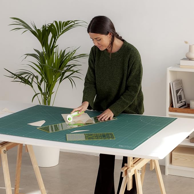 Elan Cutting Mat A0 Green, Extra Large Self Healing Cutting Mat 36 x 48 Inch - Image 8