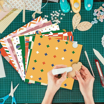 24 Sheets 12 Designs Scrapbook Paper Pad, Scrapbooking DIY Decorative - Image 8