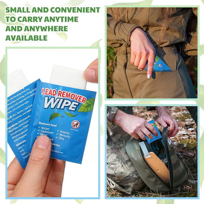 200 Pack Lead Remover Wipes for Shooting Hand & Surface Cleaning Wipes - Image 4