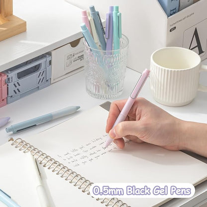 Gel Pens Black Ink Fine Point 0.5mm Retractable Cute Pen - Image 4