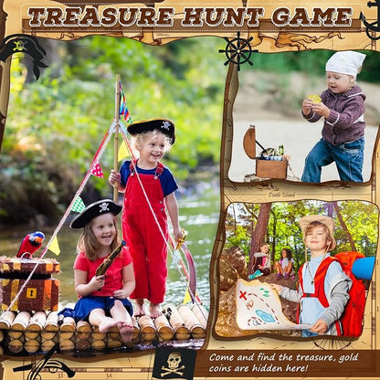 Hanaive 100 Pcs Pirate Coins Plastic Kids Fake Play Coins Replica Spanish - Image 7