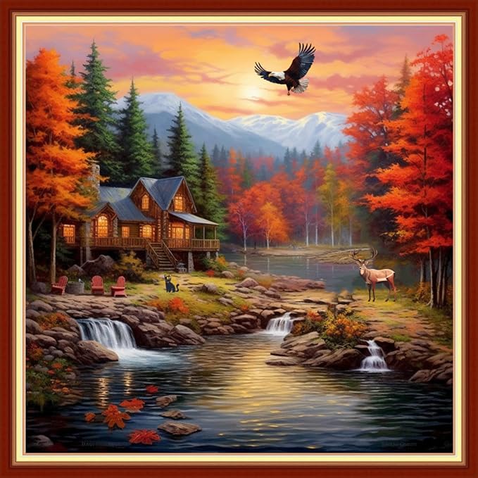 Dimxvean Stamped Cross Stitch Kits, Cross Stitch Kits by DimxveanCrossStitchKits