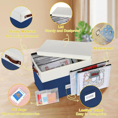 Board Game Storage with 12pcs Zipper Bags and Writable Stickers, Board Game - Image 3