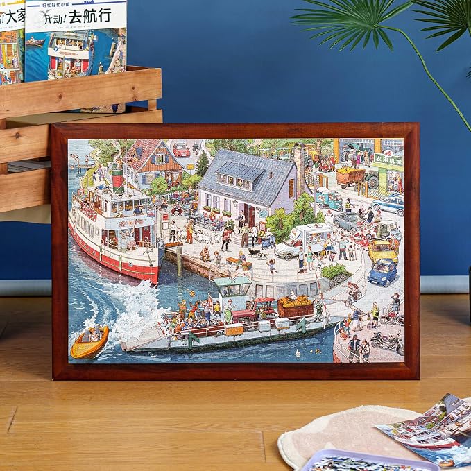 MOMIBOOK Puzzles for Adults 1000 Piece Jigsaw Puzzles of Let's Go! Set Sail - Image 6