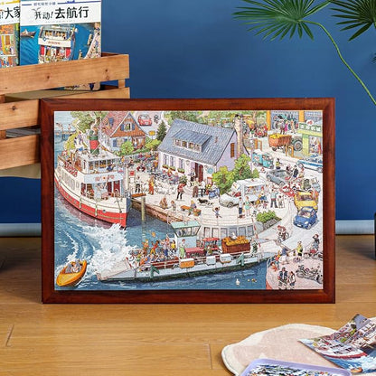 MOMIBOOK Puzzles for Adults 1000 Piece Jigsaw Puzzles of Let's Go! Set Sail - Image 6