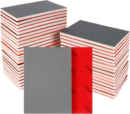 24 Pcs Sanding Sponge 3000 Grit, Washable & Reusable Sanding Blocks by Pukamam