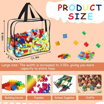 6 Packs Large Toy Storage Bags - Image 2
