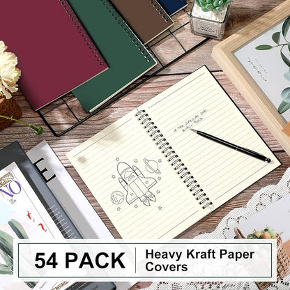 Yahenda Spiral Notebook College Ruled Journals Notebooks Lined 8.3 x 5.5 Inch - Image 2