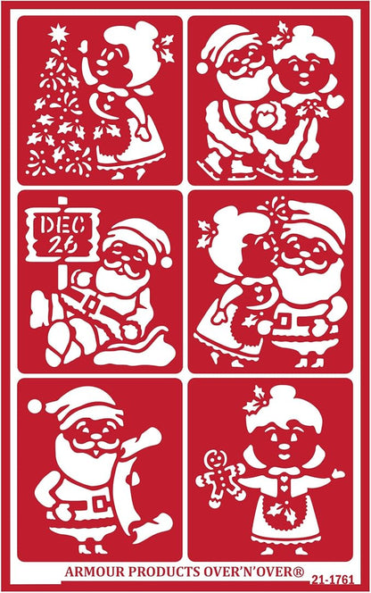 Over'N'Over Reusable Glass Etching Stencils – Durable Self-Stick Designs by OVER+%27N%27+OVER