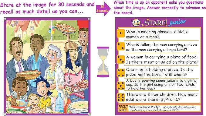 Stare Junior — The Exciting, Award-Winning Game of Memory and Observation — Fun - Image 3