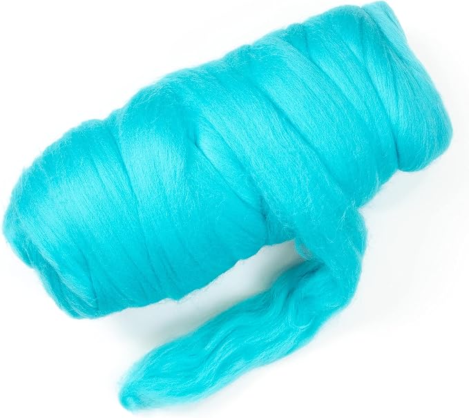 Kondoos Colored Natural Wool roving, 1 lb. Best Wool by Kondoosnaturalfibers