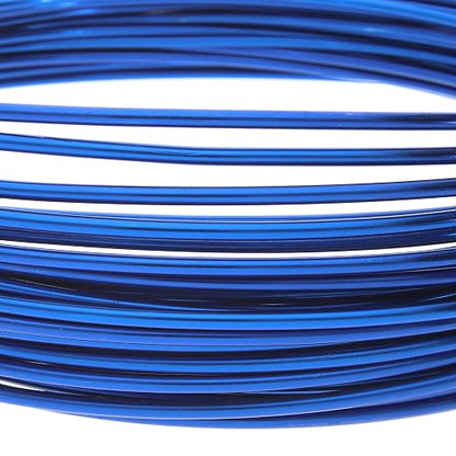 The Beadsmith Anodized Aluminum Wire – 12 Gauge – 39 feet – Blue Color – - Image 3