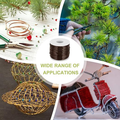 MECCANIXITY 18 Gauge Anodized Aluminum Craft Wire Bendable Bonsai Training Wire - Image 6