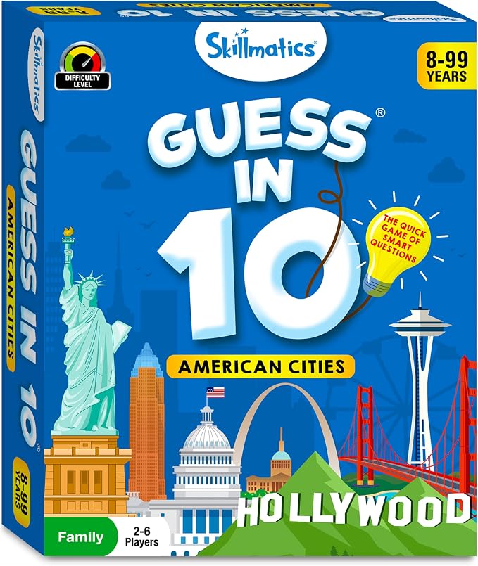 Skillmatics Guess in 10 American Cities, and Families Who Love Card Games - Image 9