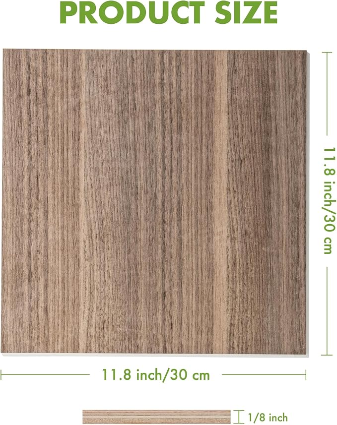 ROBOTIME 6Pcs 3mm Walnut Plywood - Image 3