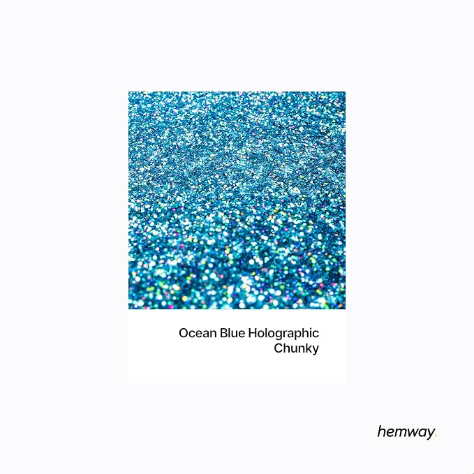 Hemway Polyurethane & Epoxy Resin Glitter 100g / 3.5oz Metallic Crystal Flake - Image 2