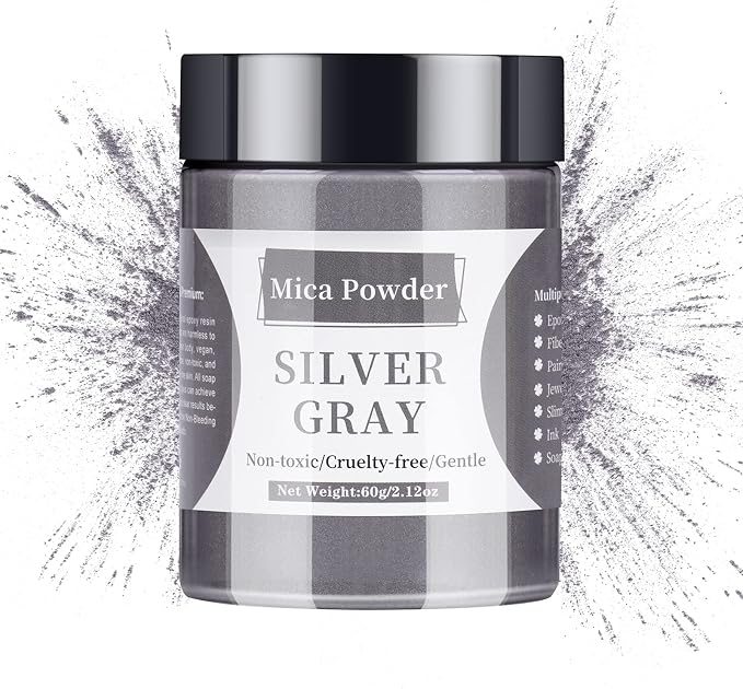 Mica Powder - 60g Mica Powder for Epoxy Resin - Pearl Pigment Powder Dye for by LightStone