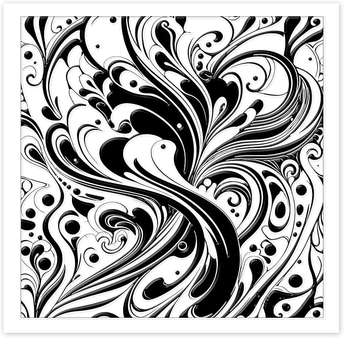 CHGCRAFT Artistic Pattern Polymer Clay Texture Sheets Fumes Silicone Stamp - Image 8