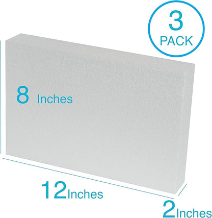 Silverlake 8x12x2 Craft Foam for Styrofoam Block Projects - Image 3