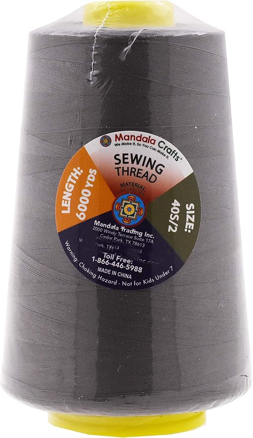 Mandala Crafts 4 Pack of Serger Threads Cones Spools - Image 2