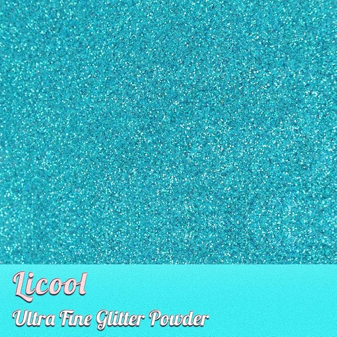 100g/3.5oz Pack Iridescent Rainbow Fine Glitter - Image 2